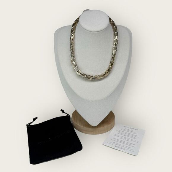 Eddie Borgo Gold Chain Link Necklace – New in Original Seal - Picture 2 of 15